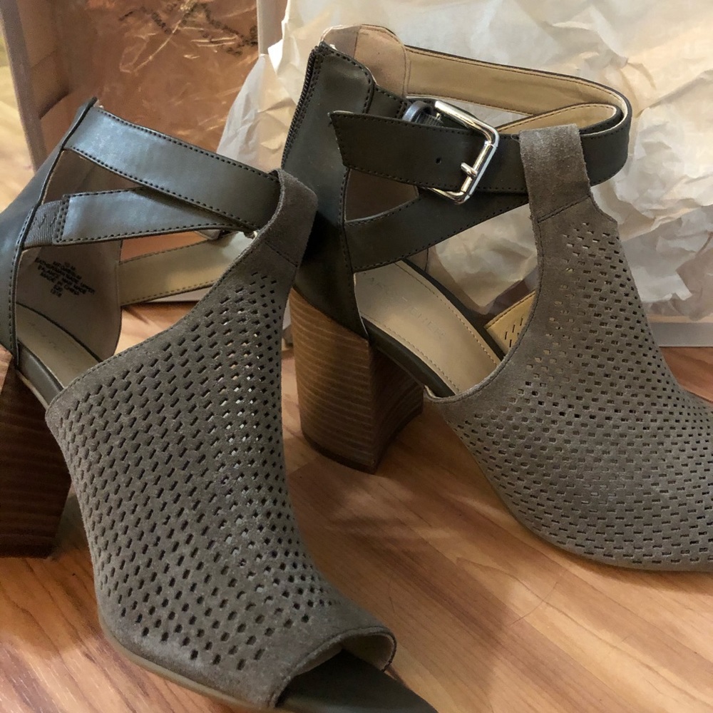 Marc Fisher Suede Block Heels